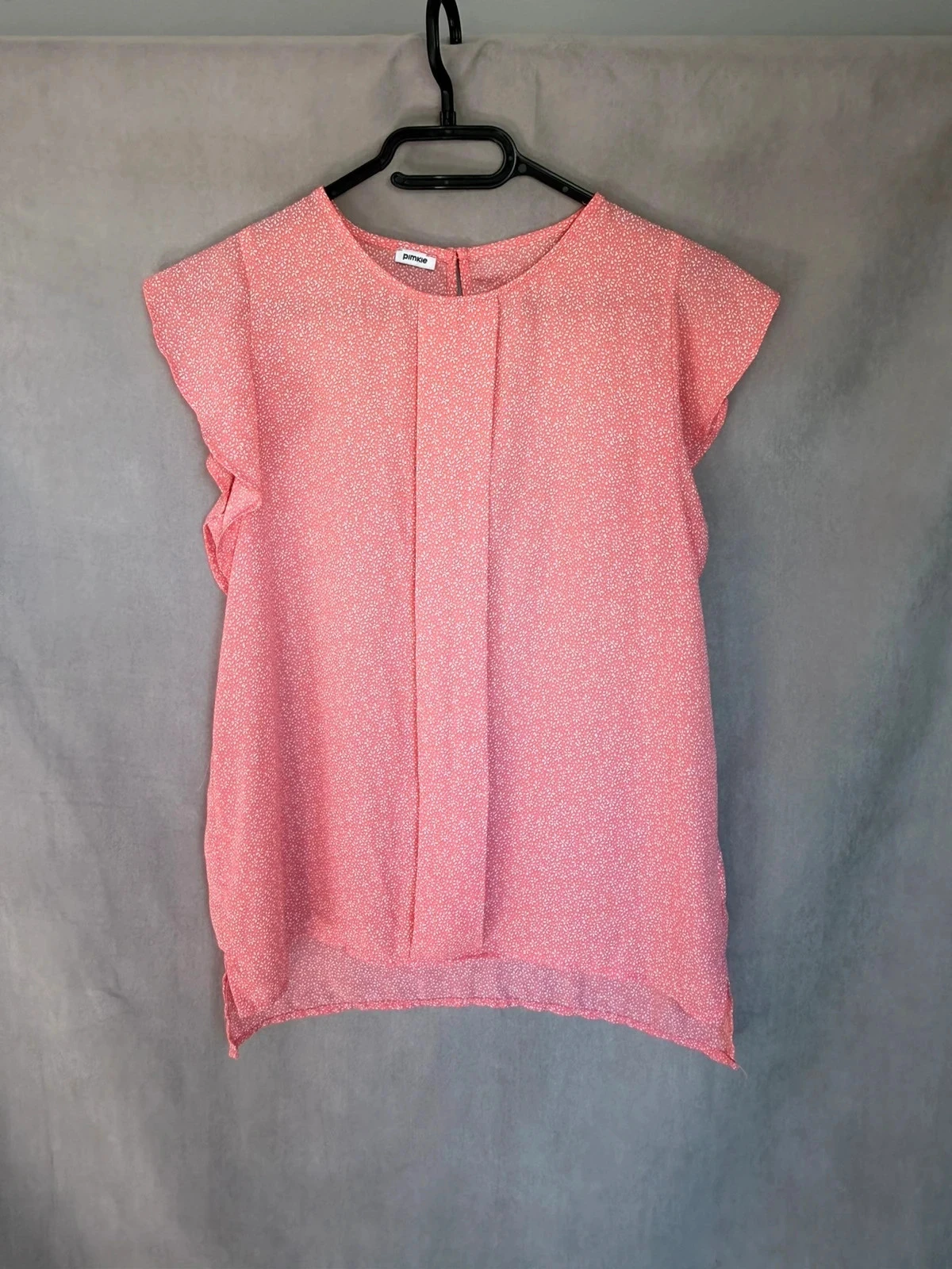 Blouse rose et blanche